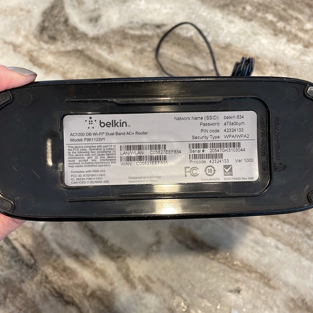 Belkin AC1200 Router - Picture 2 of 2